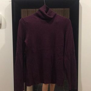 Aqua Cashmere Turtleneck Sweater
